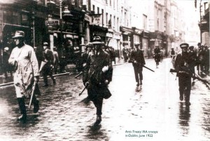 The Anti-Treaty IRA patrol on Grafton Street, May 1922