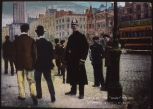 A representation of a Dublin Metropolitan Policeman.