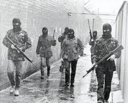 Provisional IRA members in Belfast, 1980s.