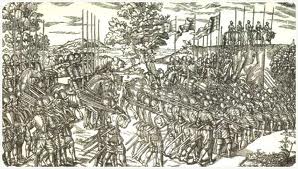 Fighting in 16th century Ireland.