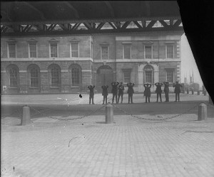 IRA prisoners taken after the Custom House raid