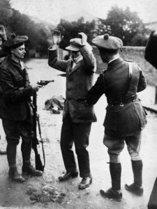 A staged picture taken in Dalkey, County Dublin, showing typical Auxiliary equipment.