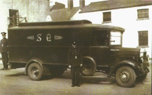 A Garda van in the 1930s. The Garda as a result of the Civil War, the Gardai often called the Civic Guard, had a minimal presence in much of rural Ireland at the time of the Holden murder. 