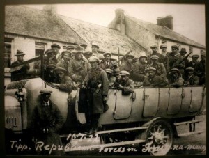 An anti-Treaty IRA column in Tipperary in 1922. Aiken's Fourth Northern Division would have looked much the same.