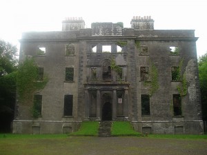 Moore Hall home of the Senator Maurice Moore, burned in 1923.