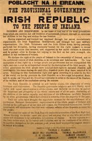 The 1916 proclamation of independence.