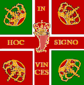 The banner of the Irish Brigade.