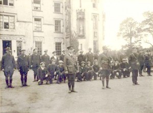 An IRA training camp at Duckett's Grove, Carlow including OC Liam Stack and Adjutant James Byrne. (Courtesy Irish Volunteers website).