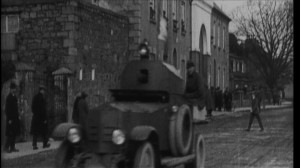 A Rolls Royce armoured car, o the type used in the ambush.