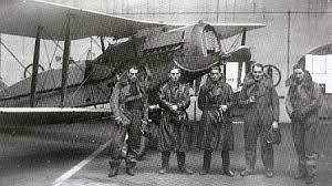 Some flyers and am aeroplane from the early days of teh Irish Air Corps, based at Baldonnel. (Courtesy of the Military.ie website)