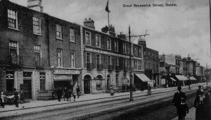 Great Brunswick Street (now Pearse Street) in the earl 20th century.