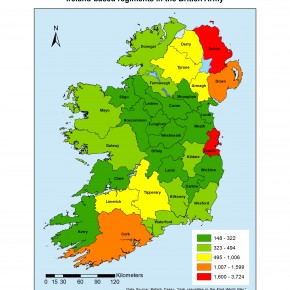Total Irish KIA – IE Regts Only