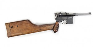 The C96 Mauser pistol of 'Peter the Painter'.