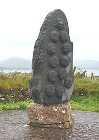 A monument to the massacre at Smerwick.