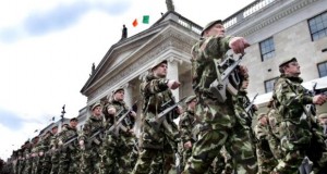 Irish Army troops at the 2006 parade.