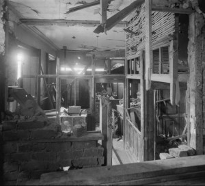 Figure 5, damage inside Liberty Hall.