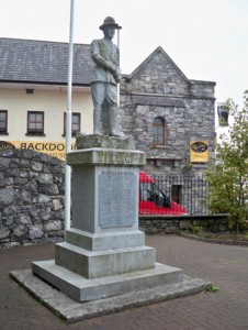 The monument the 1916 Rising in Oranmoe, Galway.