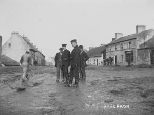 The RIC patrol rural east Galway. (Courtesy of National Archives)