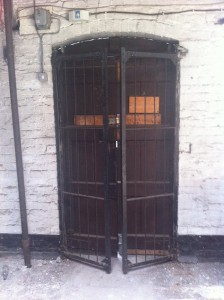 A holding cell at the CID's Oriel House (Courtesy of the Irish Volunteers website).