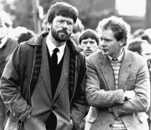 Gerry Adams and Martin McGuinness in 1987.