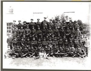 The Dublin Guard National Army unit after taking Clonmel in August 1922.