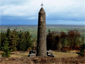 The Liam Lynch monument, erected at the spot where he was shot. (picture courtesy of Knockmealdown Active website)